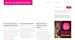 Desktop Screenshot of beste-sexgeschichten.com